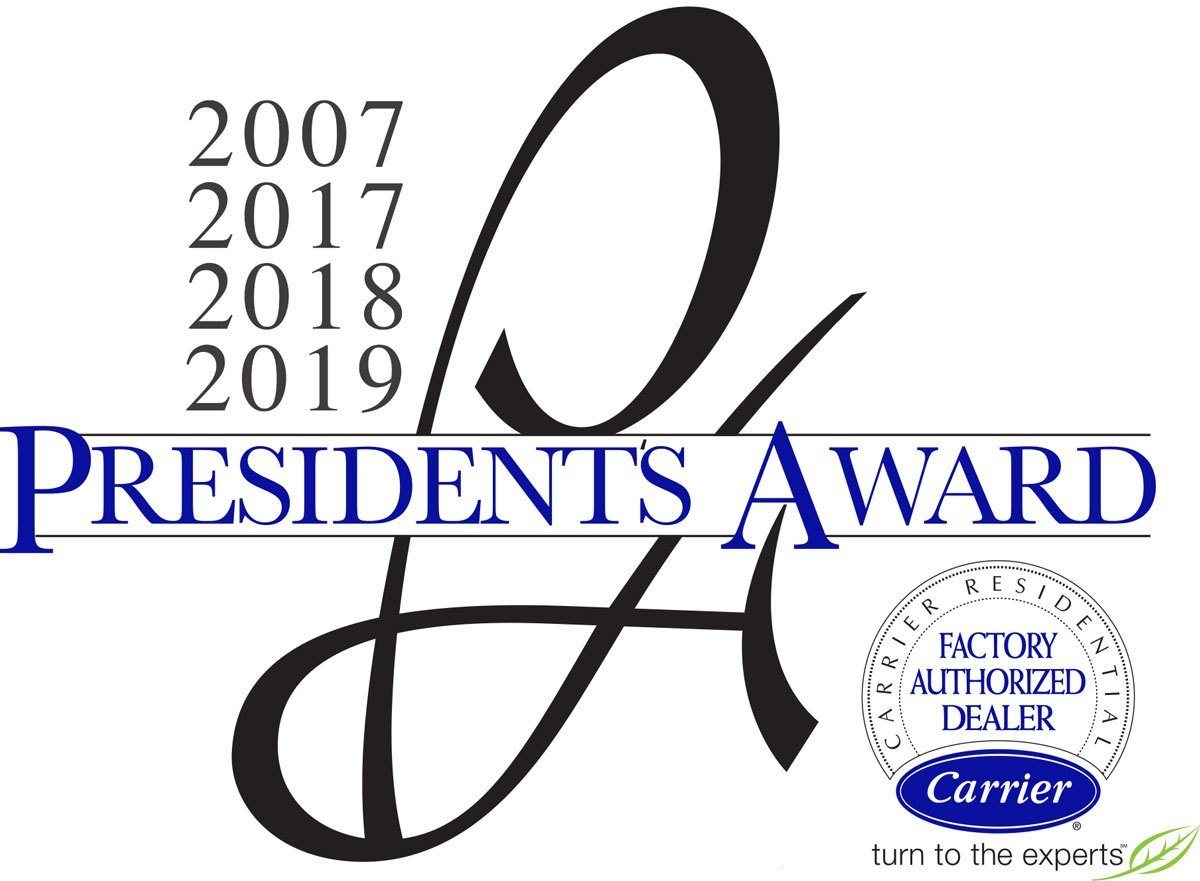 Carrier President's Award 2007, 2017, 2018, 2019